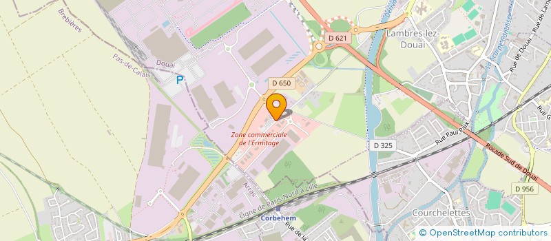 localisation de l'entreprise MONSIEUR BRUNO EVRARD à LAMBRES-LEZ-DOUAI