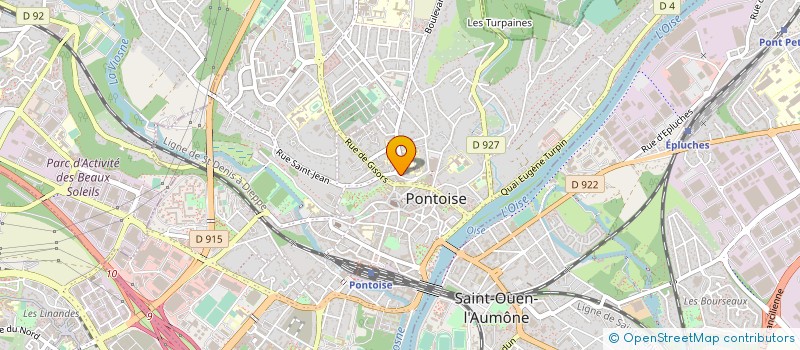 localisation de l'entreprise MONSIEUR BRUNO FABRE à PONTOISE
