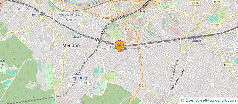 localisation de l'entreprise MONSIEUR BRUNO FABRE à MEUDON