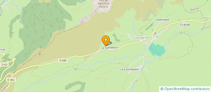 localisation de l'entreprise MONSIEUR BRUNO FABRE à LAVIGERIE