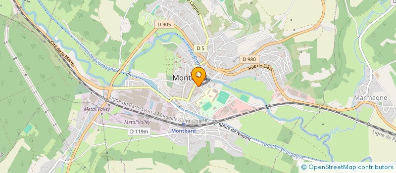 localisation de l'entreprise MONSIEUR BRUNO FABRIZI à MONTBARD