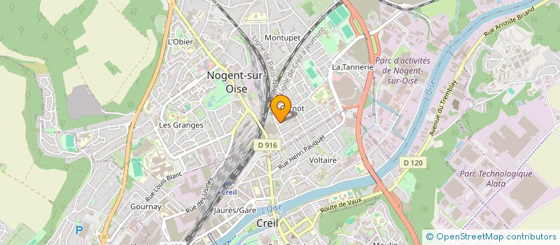 localisation de l'entreprise MONSIEUR BRUNO FACHIN  NOGENT-SUR-OISE