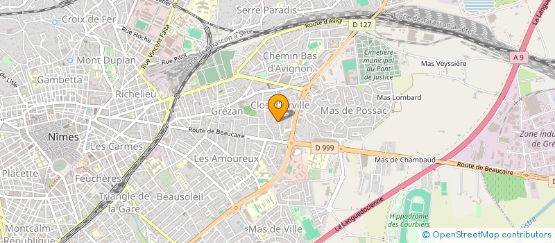 localisation de l'entreprise MONSIEUR BRUNO FAIPOUX à NIMES