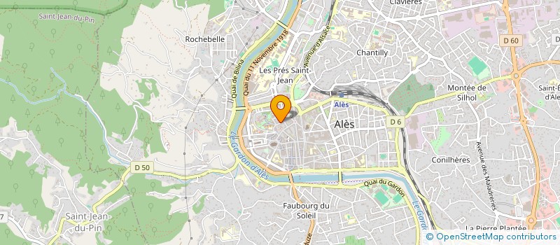 localisation de l'entreprise MONSIEUR BRUNO FAISSE  ALES