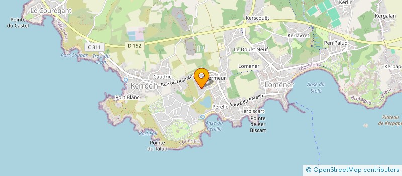 localisation de l'entreprise MONSIEUR BRUNO FALQUERO  PLOEMEUR