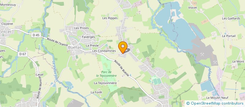 localisation de l'entreprise MONSIEUR BRUNO FANTINO à BUELLAS