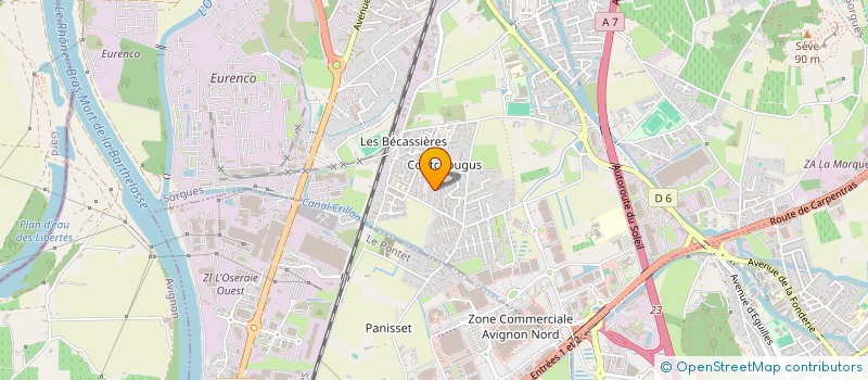 localisation de l'entreprise MONSIEUR BRUNO FANTONE  SORGUES