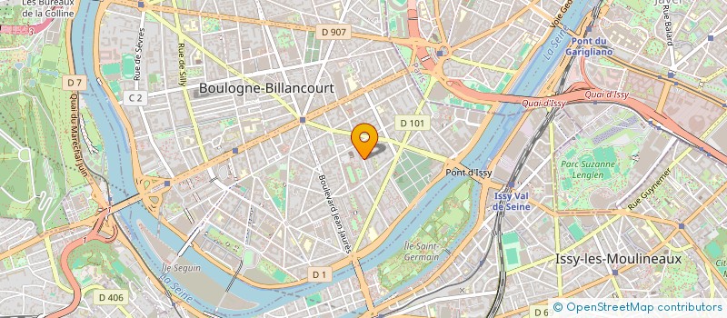 localisation de l'entreprise MONSIEUR BRUNO FAUDOU à BOULOGNE BILLANCOURT