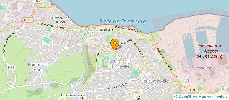 localisation de l'entreprise MONSIEUR BRUNO FAUVEL  CHERBOURG-EN-COTENTIN