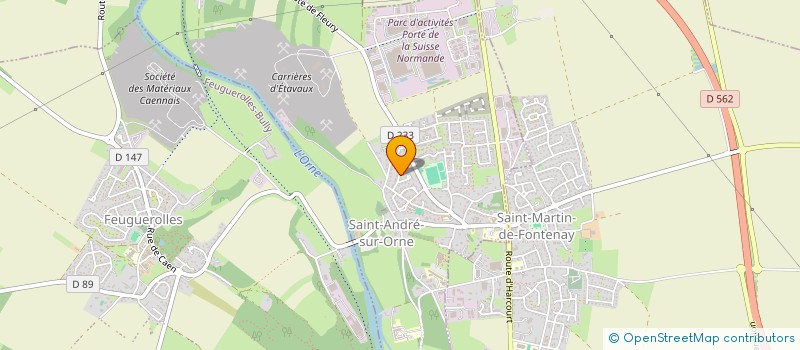 localisation de l'entreprise MONSIEUR BRUNO FAUVEL  SAINT-ANDRE-SUR-ORNE