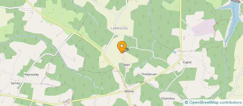 localisation de l'entreprise MONSIEUR BRUNO FAUX  LABESCAU