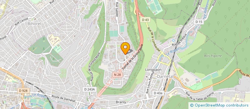 localisation de l'entreprise MONSIEUR BRUNO FAVEY à ROUEN