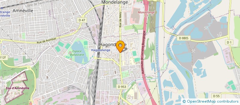 localisation de l'entreprise MONSIEUR BRUNO FAVILLI  HAGONDANGE