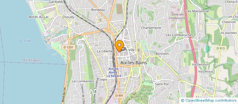 localisation de l'entreprise MONSIEUR BRUNO FAVRY à AIX-LES-BAINS