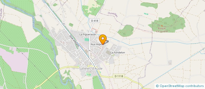 localisation de l'entreprise MONSIEUR BRUNO FAYOLLES à SALLELES-D'AUDE