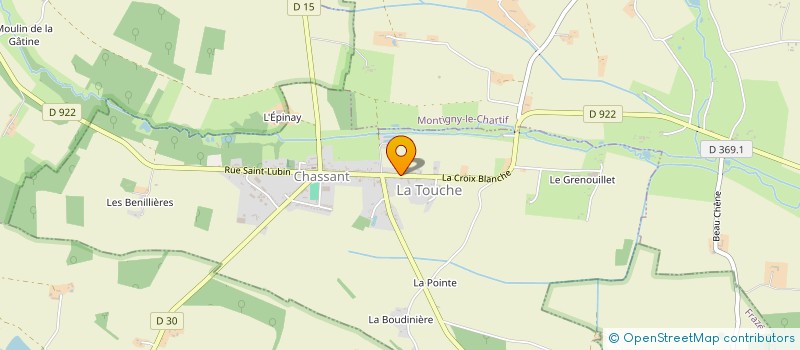 localisation de l'entreprise MONSIEUR BRUNO FEREZ à CHASSANT