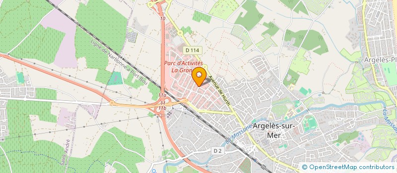 localisation de l'entreprise MONSIEUR BRUNO FERNANDEZ à ARGELES-SUR-MER