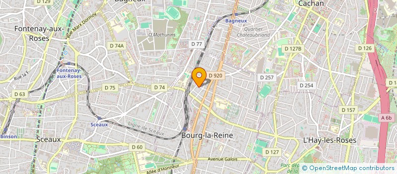 localisation de l'entreprise MONSIEUR BRUNO FERNIER à BOURG-LA-REINE