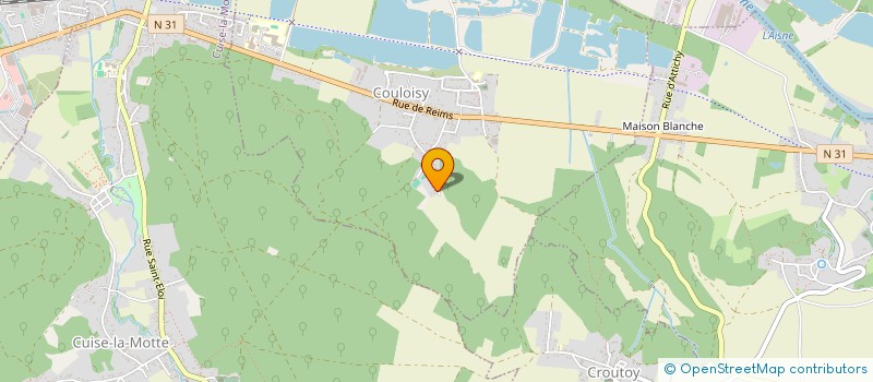 localisation de l'entreprise MONSIEUR BRUNO FERON  COULOISY