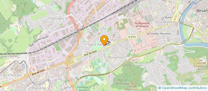 localisation de l'entreprise MONSIEUR BRUNO FERRANDEZ à BESANCON
