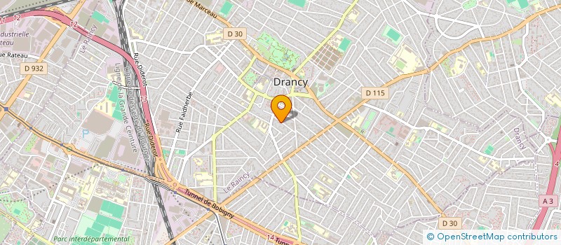 localisation de l'entreprise MONSIEUR BRUNO FERRARI à DRANCY