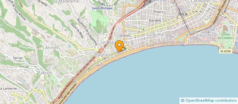 localisation de l'entreprise MONSIEUR BRUNO FERRARI à NICE