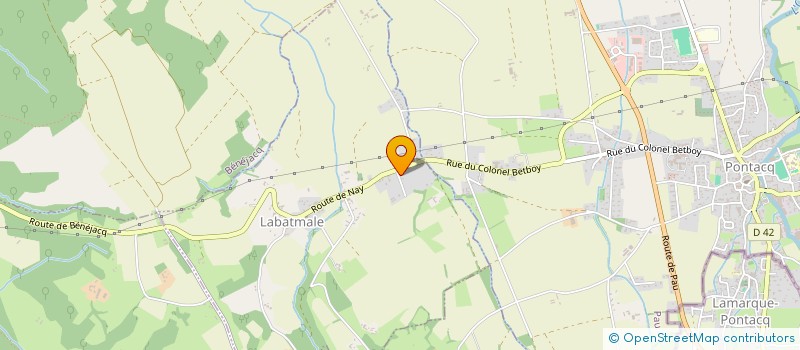 localisation de l'entreprise MONSIEUR BRUNO FERRAS à LABATMALE