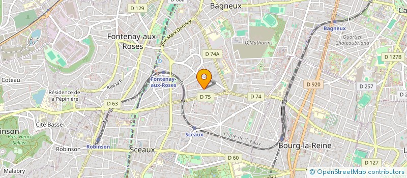 localisation de l'entreprise MONSIEUR BRUNO FERRE à FONTENAY-AUX-ROSES