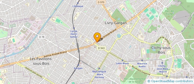 localisation de l'entreprise MONSIEUR BRUNO FERREIRA FERNANDES  LIVRY-GARGAN