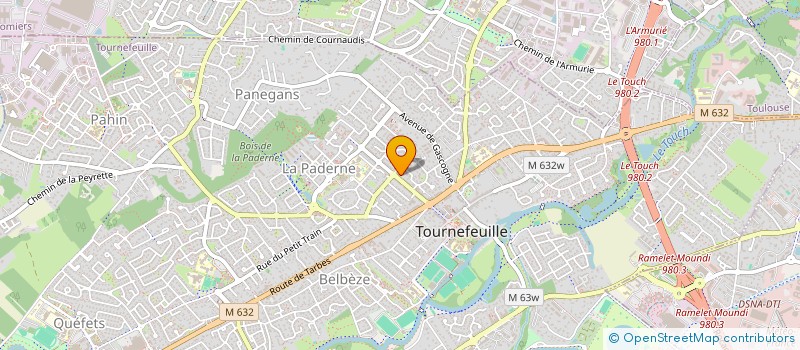 localisation de l'entreprise MONSIEUR BRUNO FERRIER  TOURNEFEUILLE