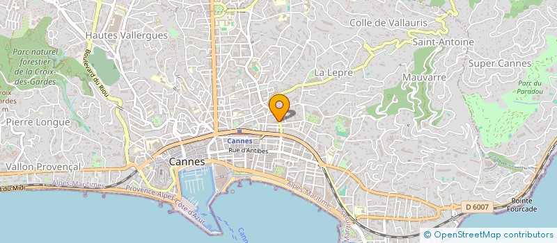 localisation de l'entreprise MONSIEUR BRUNO FERRIERE à CANNES