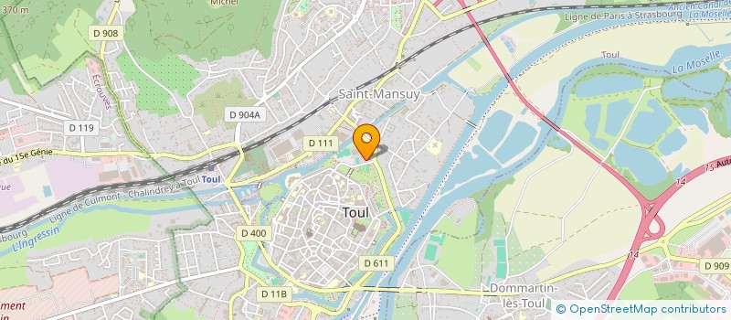 localisation de l'entreprise MONSIEUR BRUNO FERRY à TOUL