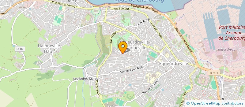 localisation de l'entreprise MONSIEUR BRUNO FERRY  CHERBOURG-EN-COTENTIN