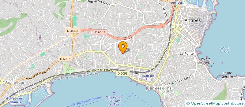 localisation de l'entreprise MONSIEUR BRUNO FETTAH  ANTIBES