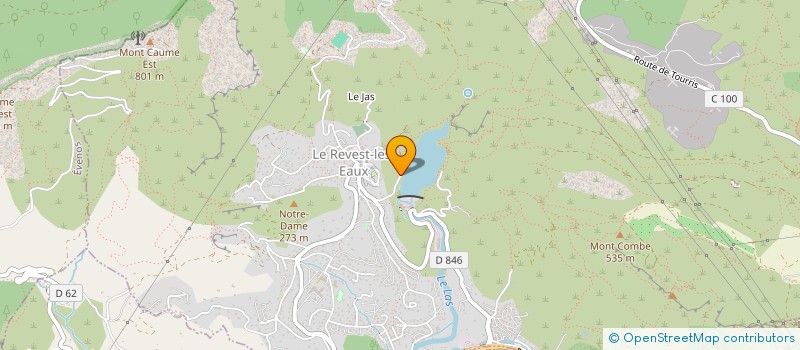 localisation de l'entreprise MONSIEUR BRUNO FEVRE  LE REVEST-LES-EAUX