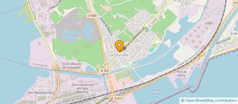 localisation de l'entreprise MONSIEUR BRUNO FILOSA à FRONTIGNAN