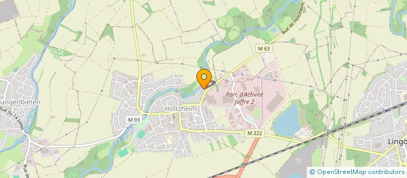 localisation de l'entreprise MONSIEUR BRUNO FISCHER  HOLTZHEIM