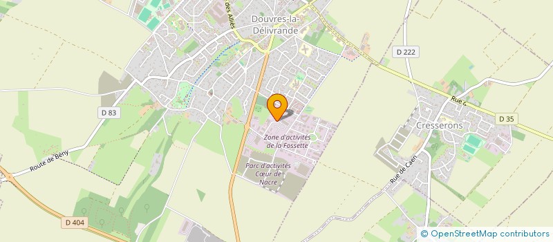 localisation de l'entreprise MONSIEUR BRUNO FLAMBARD à DOUVRES-LA-DELIVRANDE