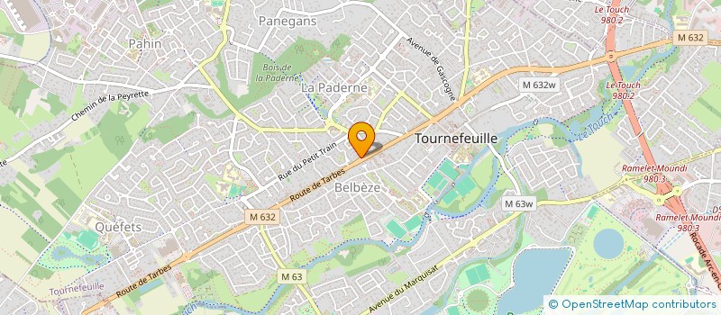 localisation de l'entreprise MONSIEUR BRUNO FLECHE  TOURNEFEUILLE