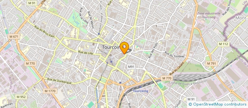 localisation de l'entreprise MONSIEUR BRUNO FLEURENT à TOURCOING