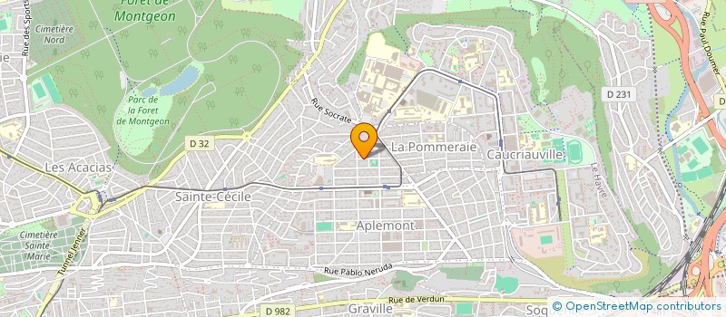 localisation de l'entreprise MONSIEUR BRUNO FLEURET  LE HAVRE