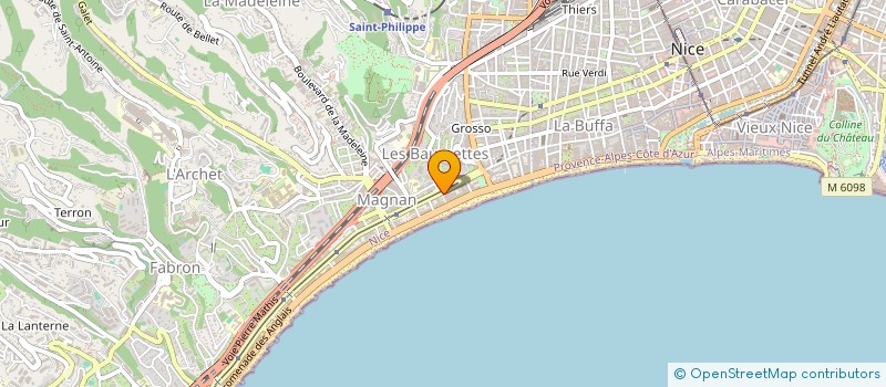localisation de l'entreprise MONSIEUR BRUNO FLEURQUIN à NICE