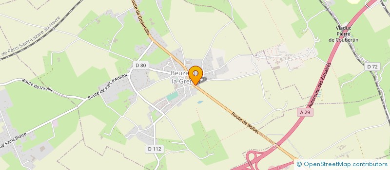 localisation de l'entreprise MONSIEUR BRUNO FLEURY  BEUZEVILLE-LA-GRENIER