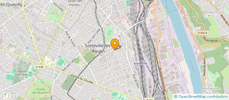 localisation de l'entreprise MONSIEUR BRUNO FLOCH à SOTTEVILLE-LES-ROUEN