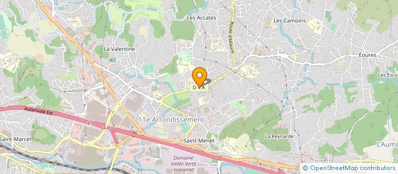 localisation de l'entreprise MONSIEUR BRUNO FLORENCE  MARSEILLE