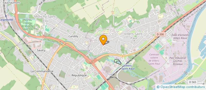 localisation de l'entreprise MONSIEUR BRUNO FLORES  VILLERS-SAINT-PAUL