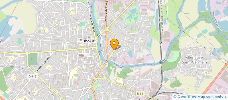 localisation de l'entreprise MONSIEUR BRUNO FLUCHER à SOISSONS