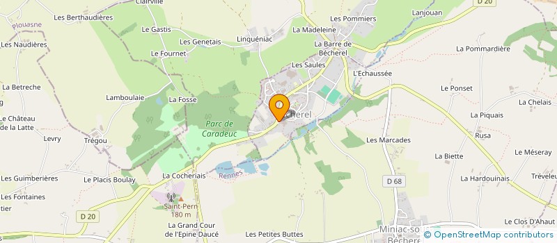 localisation de l'entreprise MONSIEUR BRUNO FOLIGNE à BECHEREL