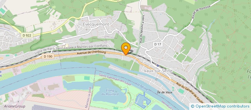 localisation de l'entreprise MONSIEUR BRUNO FONTE FERNANDES à VAUX-SUR-SEINE