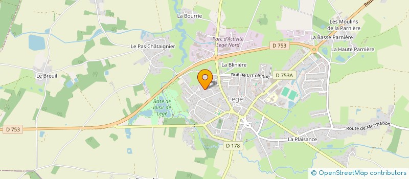 localisation de l'entreprise MONSIEUR BRUNO FORGET  LEGE